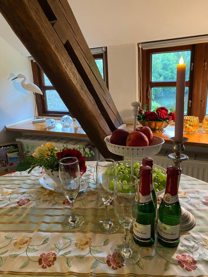 Stilvolle Ferienwohnung Unter Reet In Windbergen Eksteriør billede