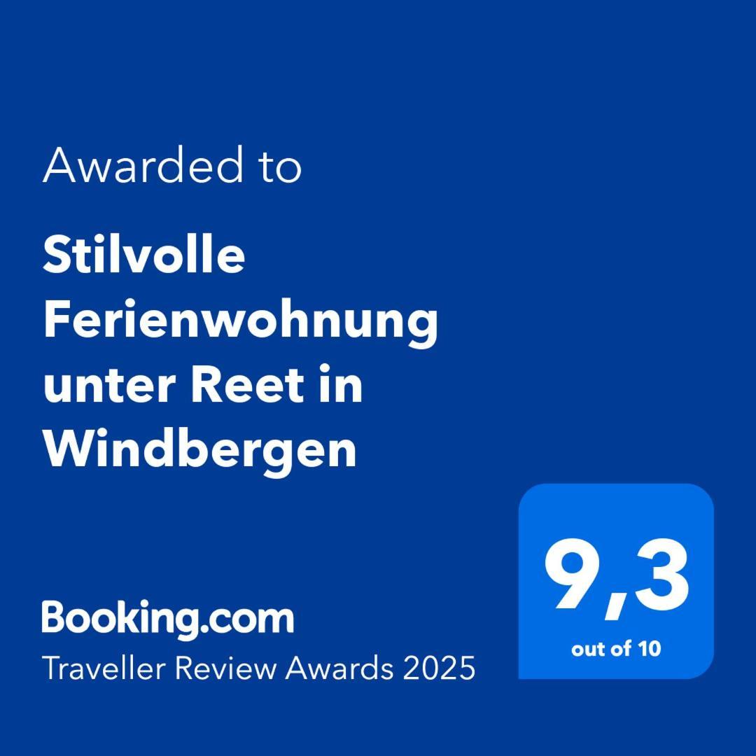 Stilvolle Ferienwohnung Unter Reet In Windbergen Eksteriør billede